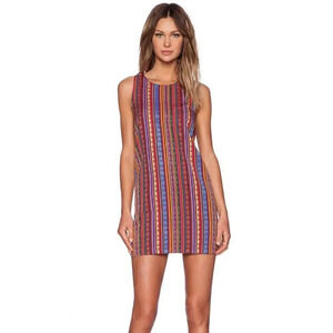 Steve Madden Jack Gilly Dress in Multi Size Small Polyester Mini Women’s